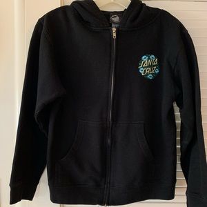 Santa Cruz Skateboards Youth M Zip Hoodie